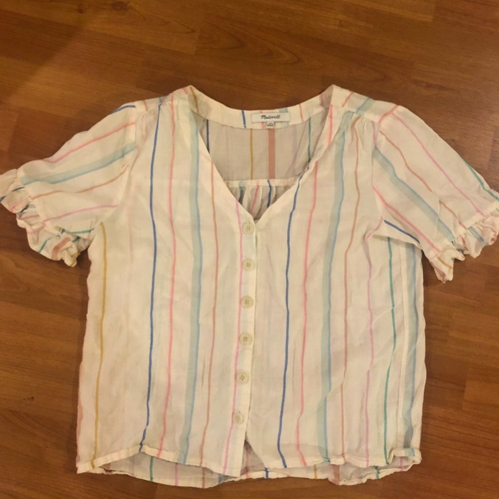 Madewell Striped Blouse